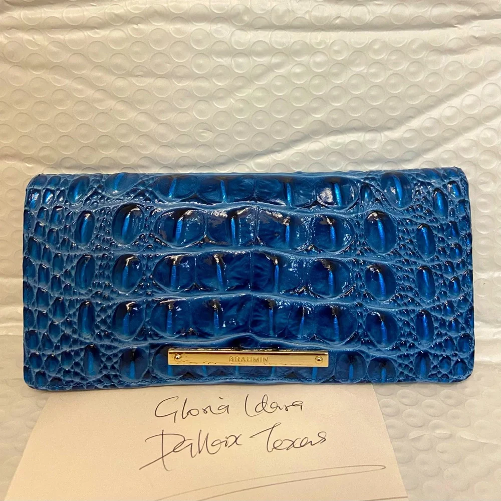 Brahmin Bluebonnet ADY Wallet